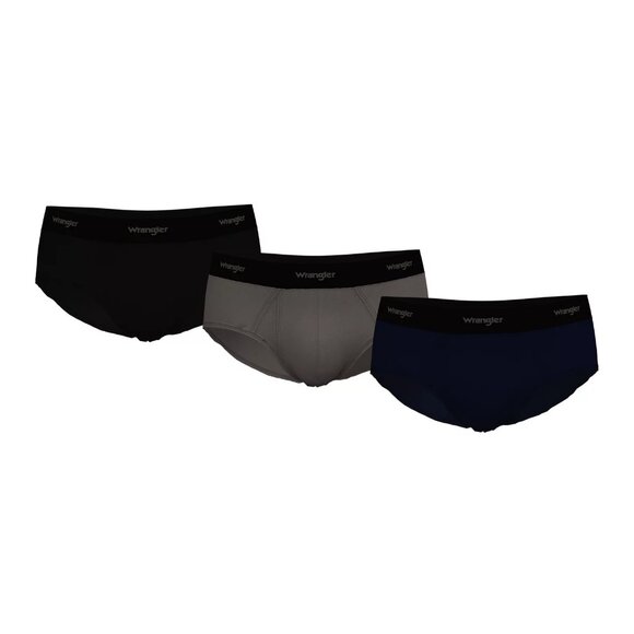 NWT Wrangler Men's Cooling Soft Stretch Briefs 3 Pack Size 3XL Comfort Waistband - Picture 4 of 8